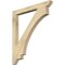 Ekena Millwork Imperial Slat Rough Sawn Bracket, Douglas Fir, 4"W x 42"D x 48"H BKT04X42X48IMP06RDF - alternate 1